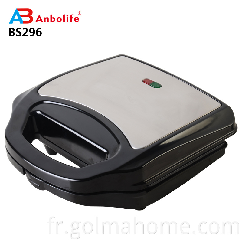 Vente chaude moins cher antiadhésif cool touch logement plaque fixe sandwich maker